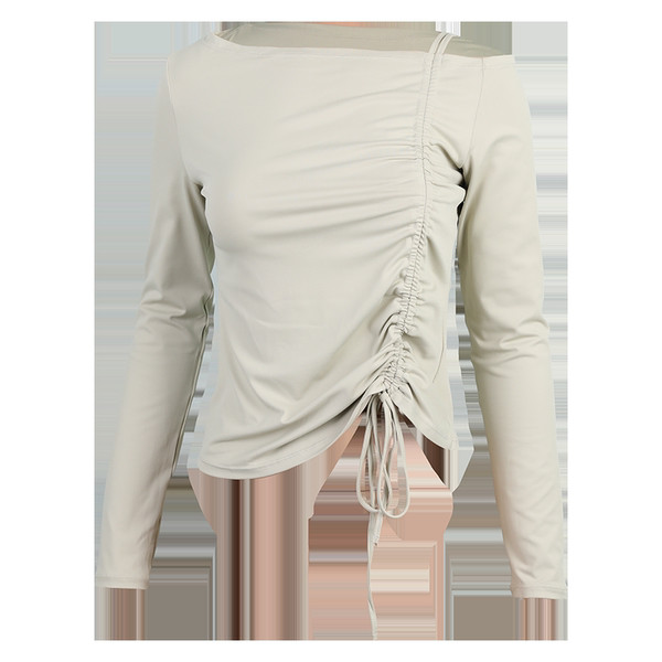 Sieviešu ikdienas blūze ar garām piedurknēm