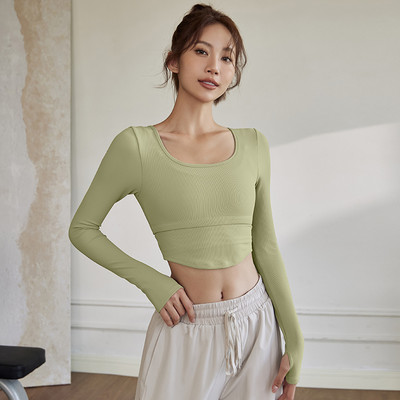 Sieviešu īsa sporta modeļa blūze