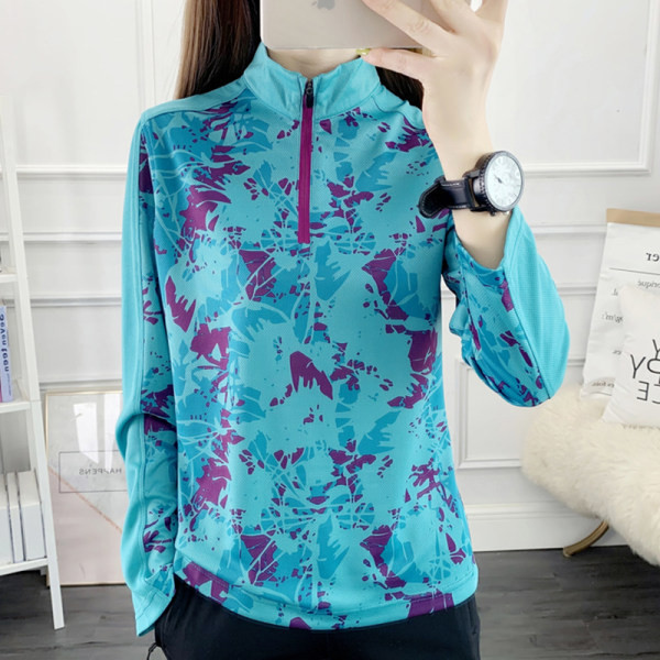 Sieviešu ikdienas blūze ar rāvējslēdzēju