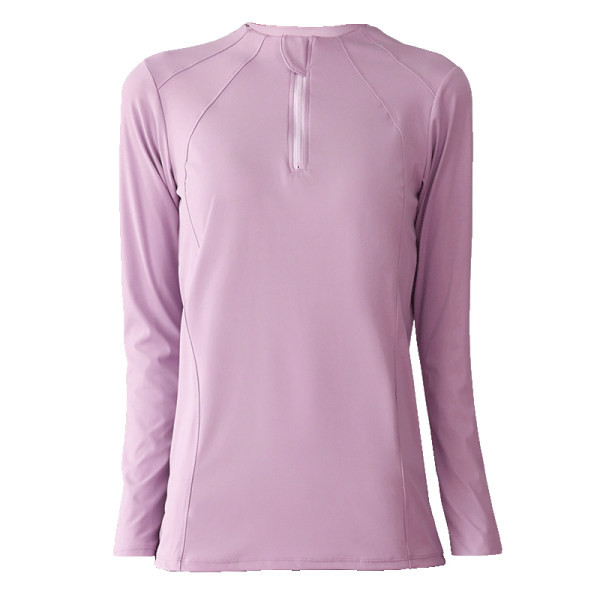 Sieviešu sporta blūze ar apaļu kakla izgriezumu