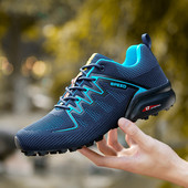 Légáteresztő férfi túracipő