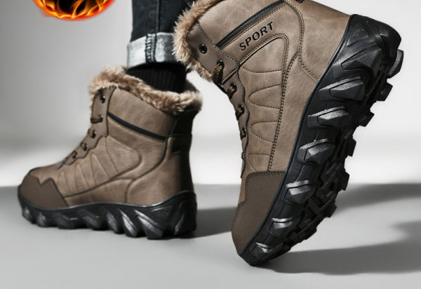 Vīriešu pārgājienu zābaki ar oderi