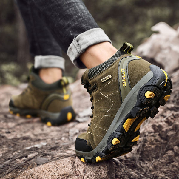 Vīriešu ziemas pārgājienu zābaki ar šņorēm