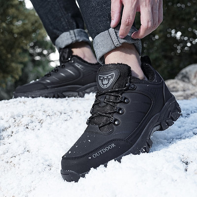 Žieminiai vyriški sportbačiai iš eko odos su pamušalu