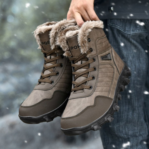 Téli férfi csizma pehely béléssel