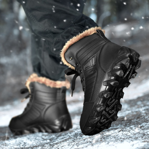 Téli férfi csizma pehely béléssel