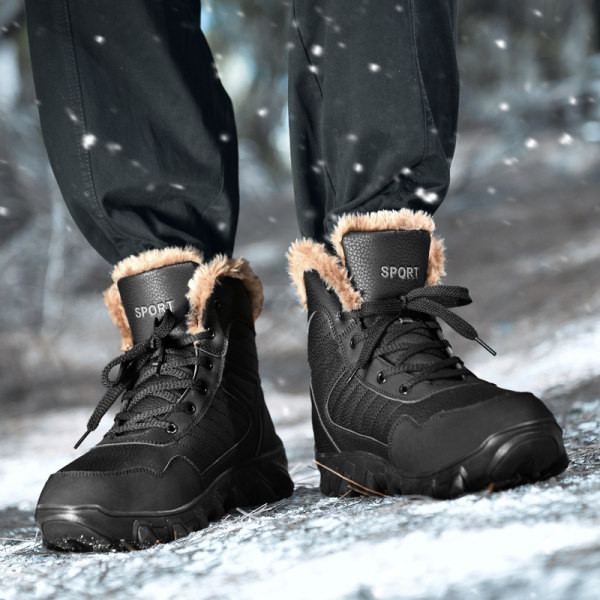 Téli férfi csizma pehely béléssel