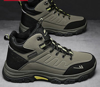 Ūdensizturīgi eko ādas pārgājienu zābaki ar šņorēm