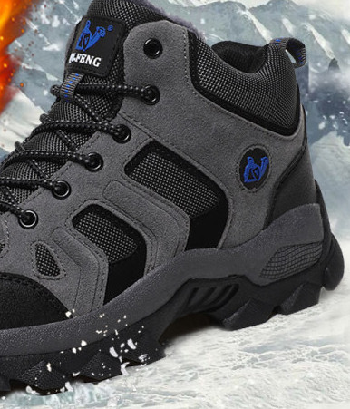 Jauna modeļa pārgājienu zābaki ar biezu samta oderi vīriešiem