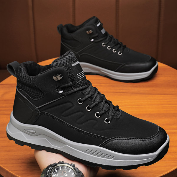 Jauna modeļa augsti šņorējami pārgājienu zābaki vīriešiem