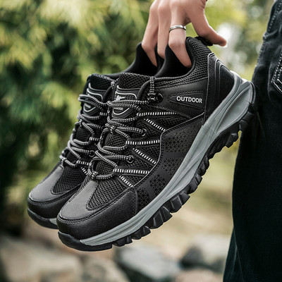 Νέο μοντέλο ανδρικά παπούτσια πεζοπορίας με αντιολισθητική σόλα