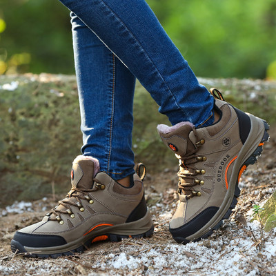 Pārgājienu apavi ar dūnu oderi - piemēroti sievietēm un vīriešiem