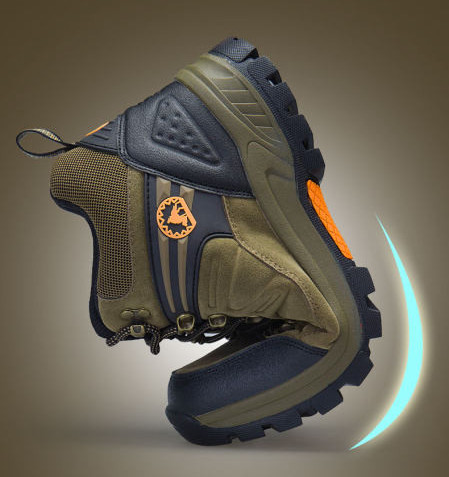 Ūdensizturīgi pārgājienu zābaki ar šņorēm