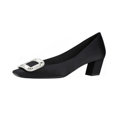 Дамски ежедневни обувки с дебел ток