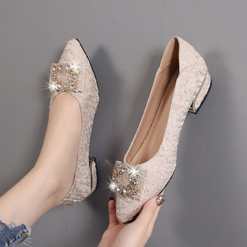 Елегантни дамски обувки - с камъни