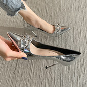 Елегантни дамски обувки с висок 9см ток