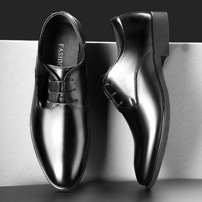 Vyriški juodi odiniai suvarstomi batai