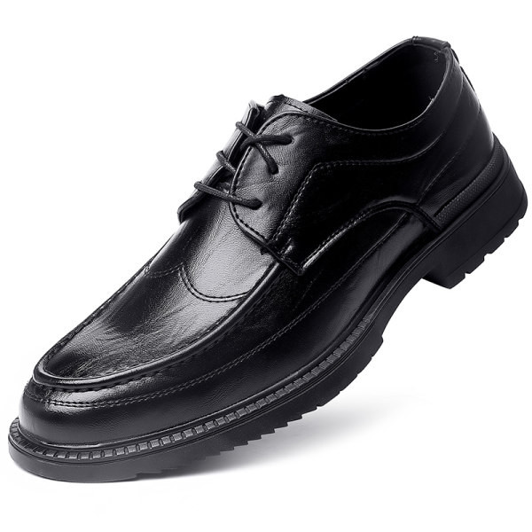 Ikdienas modeļa vīriešu apavi no eko ādas ar šņorēm