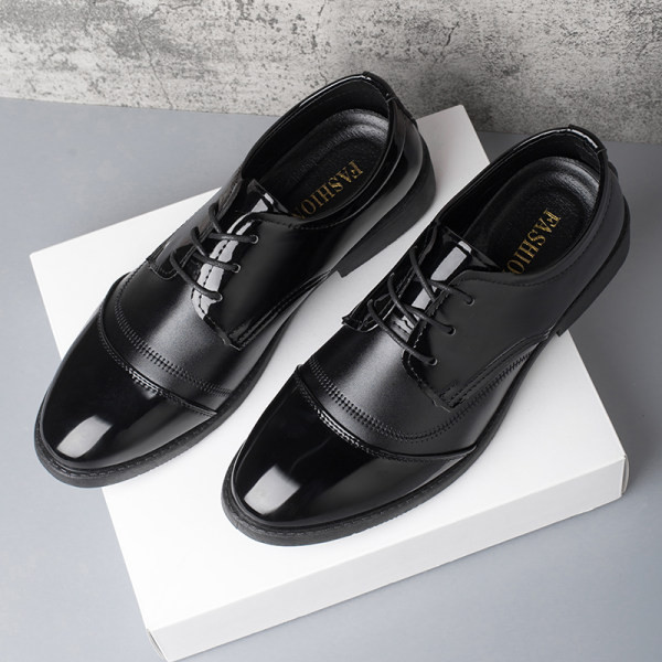 Modes ādas šņorējamas kurpes vīriešiem