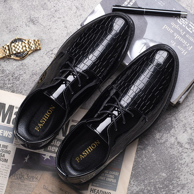 Vīriešu eko ādas smaila modeļa apavi