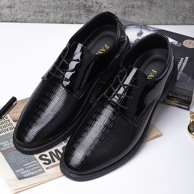 Vīriešu eko ādas smaila modeļa apavi