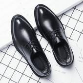 Vīriešu eko ādas apavi - divās krāsās