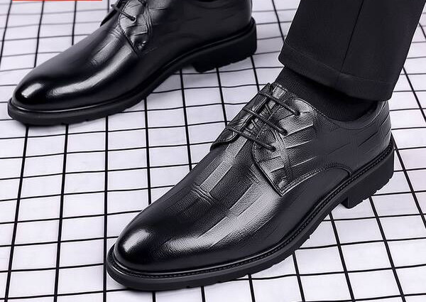 Eko bőrből készült férfi formális cipő, többféle modell