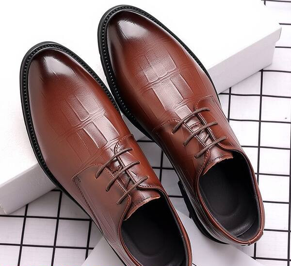 Eko bőrből készült férfi formális cipő, többféle modell