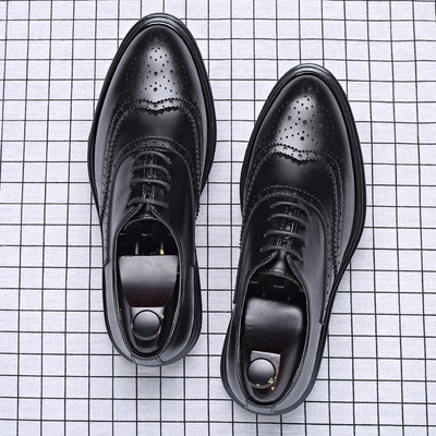 Férfi Eco bőr fűzős formális cipő