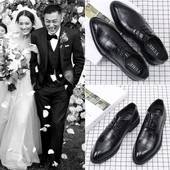 Vīriešu formālie apavi ar šņorēm divi modeļi no eko ādas