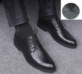 Formāli vīriešu šņorkurpes ar eko ādas apdruku