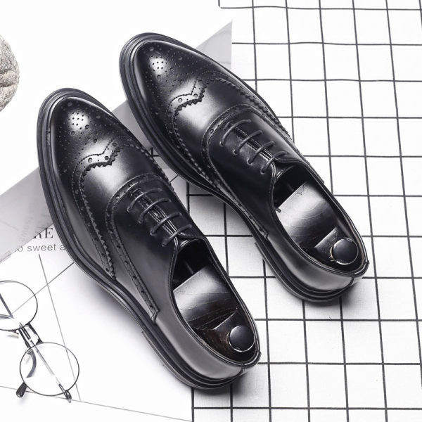 Vīriešu formālie apavi - izgatavoti no eko ādas