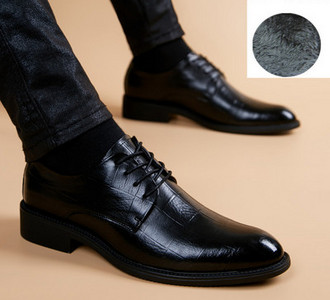 Vīriešu formālie apavi no eko ādas - ar šņorēm