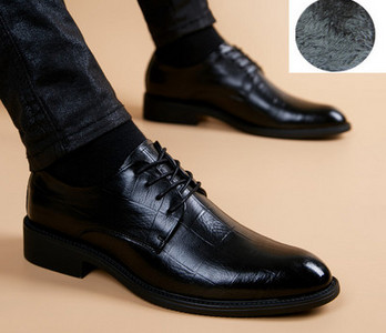 Vīriešu formālie apavi no eko ādas - ar šņorēm