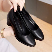 Ikdienas sieviešu apavi no eko ādas melnā krāsā