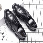 Vīriešu elegantie apavi - izgatavoti no eko ādas