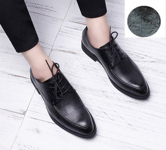 Modes vīriešu smailas kurpes no eko ādas