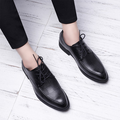 Modes vīriešu smailas kurpes no eko ādas