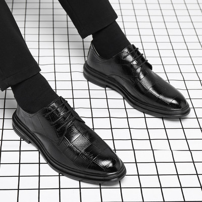 Vīriešu formāla modeļa eko ādas apavi ar šņorēm