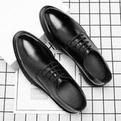 Vīriešu melnas kurpes - tīrs modelis