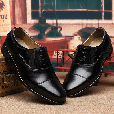 Мъжки официални обувки от еко кожа с подплата