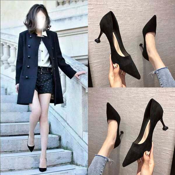 Magas sarkú cipő tiszta modellje