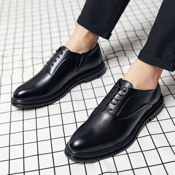 Vīriešu formālie apavi no eko ādas ar šņorēm