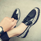 Férfi formális cipő hegyes modell