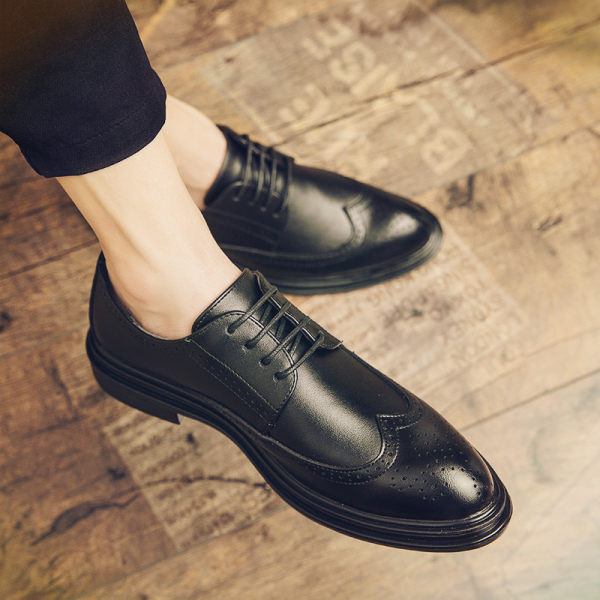 Divat brit stílusú öko bőr cipők férfiaknak