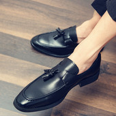 Eko bőrből készült formális zárt férfi cipő