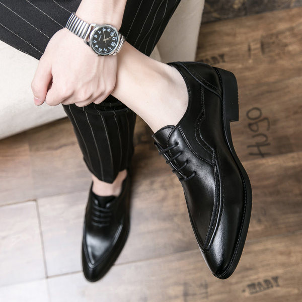 Ανδρικά δερμάτινα ρετρό παπούτσια