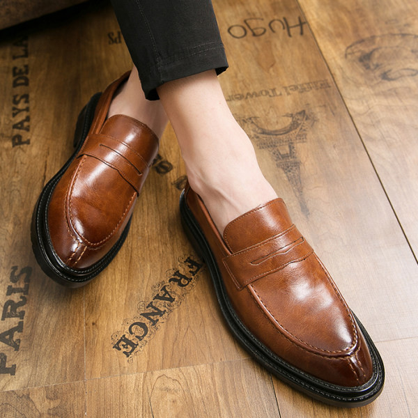 Vīriešu apavi no eko ādas oficiālā modeļa