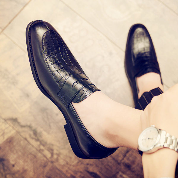 Férfi alkalmi bőrcipő több színben