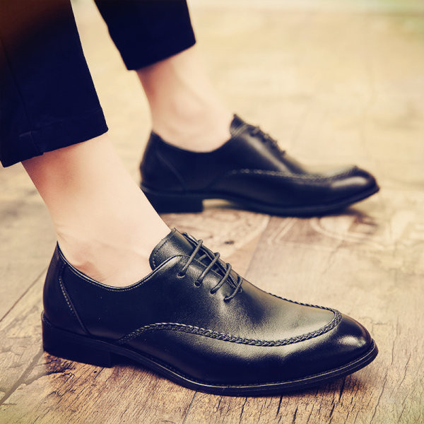 Svečane muške cipele od eko kože sa vezicama